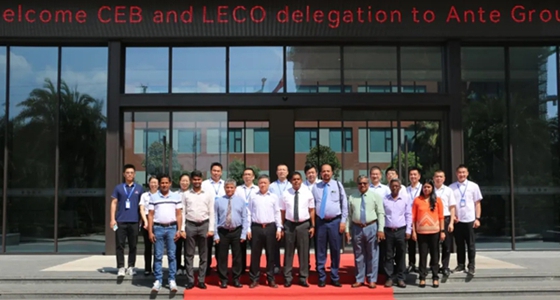 斯里兰卡国度电力公司高层调查团光临我司参观互换，同谋发展新机缘